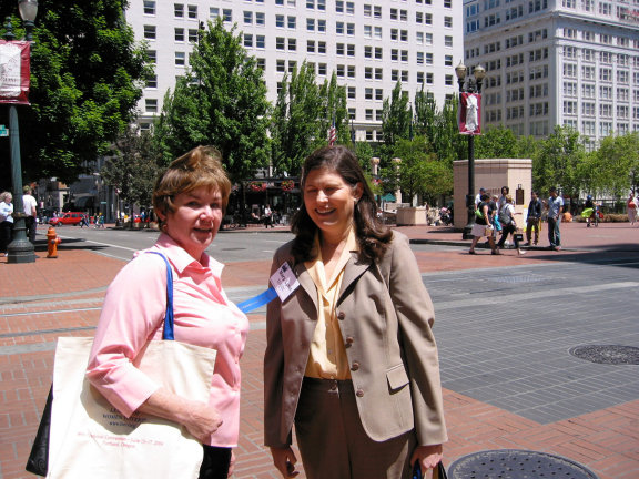 Sarah McDonald and Mary Lynn Bates in Portland