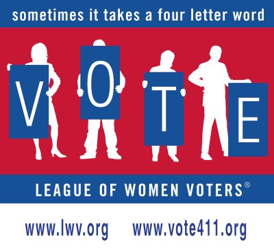 Vote411 logo, LWVUS election information website